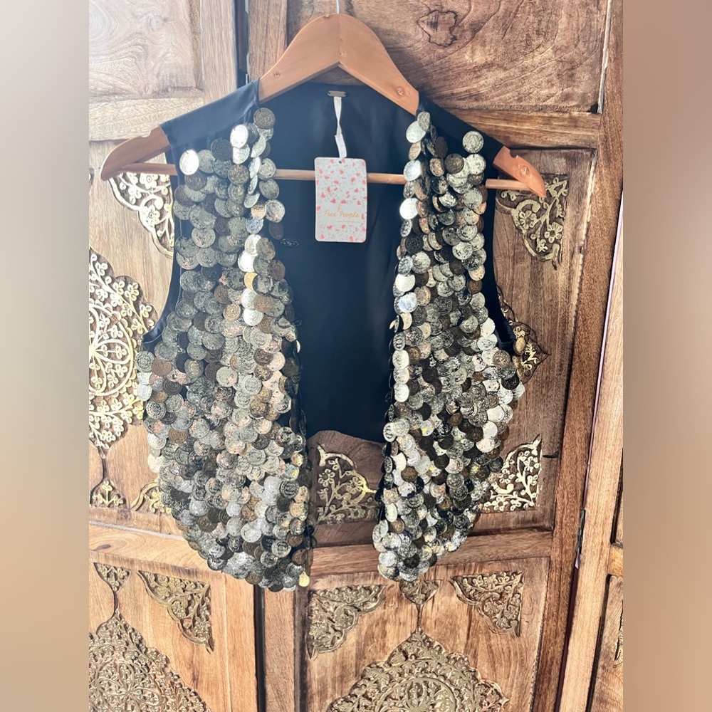 Free People Coun Detail Vest